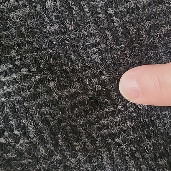 Vintage Kristen Blake Black and Grey Herringbone Union Made Wool Coat - Size 16 - Picture 10 of 10